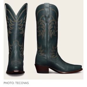 Tecovas Annie size 9 in RARE TEAL